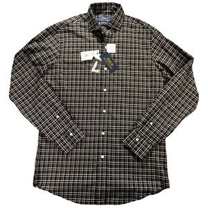 NWT Polo Ralph Lauren Men Classic Fit Plaid Long Sleeve Button Down Shirt Size S